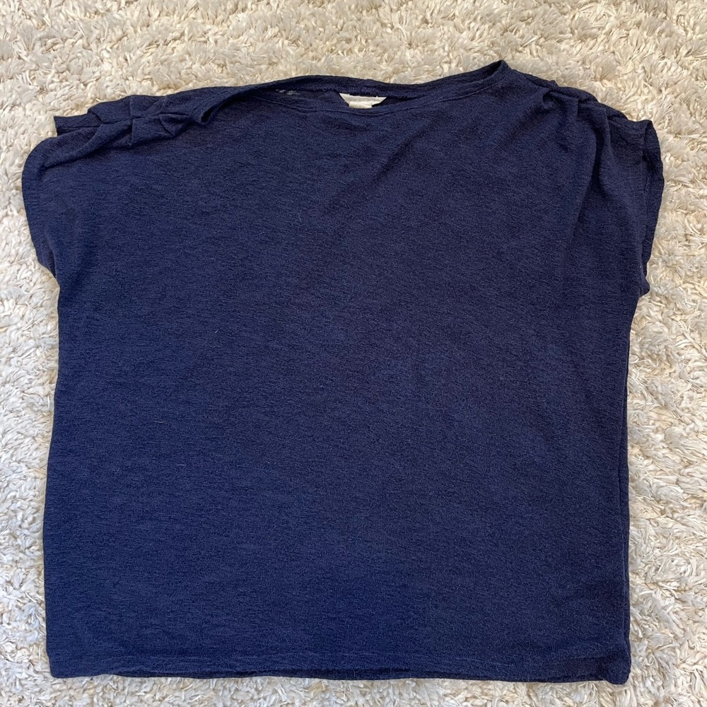 Lucky Brand shirt Navy Blue in size large